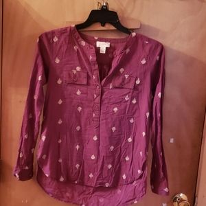 Long sleeve button down shirt